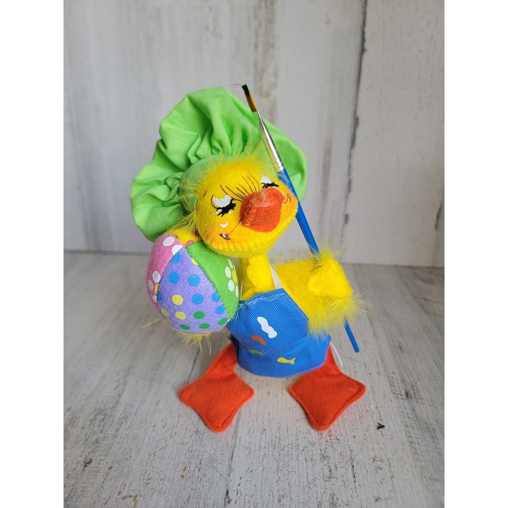 Annalee paint brush chick Easter spring home artist decor unique
